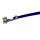 Litze mit einem Crimpkontakt für JST-PH Buchse, UL1571, AWG 28, 30 cm, blau