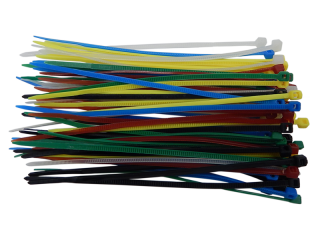 100 Kabelbinder 3 mm breit, 100 mm lang, rot