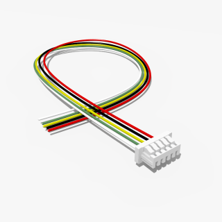 Micro JST Kabel mit einer Molex PicoBlade Buchse 20 cm, 5 polig, AWG 30, UL1571