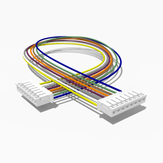 Kabel mit zwei JST PH Buchsen, 8 polig, 30 cm, AWG 26, UL1007
