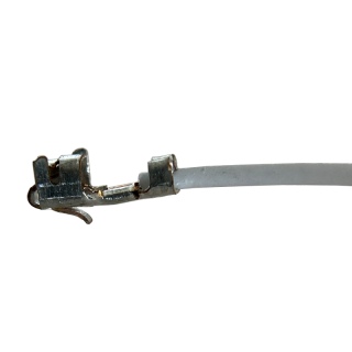 Litze mit einem Crimpkontakt für JST-XH Buchse, UL1007, AWG 24, 30 cm, weiß