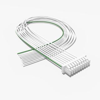 Micro JST Buchse 9 polig mit 20 cm Kabel - RM 1,25 mm