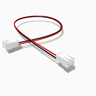 Kabel mit 2 JST VH Buchsen, 2 polig, 20 cm, AWG 20, UL1007