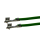 Litze mit zwei Crimpkontakten für JST ZH Buchse, UL1571, AWG 30, 20 cm, grün