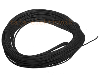 10 m Litze AWG 32 schwarz UL1571