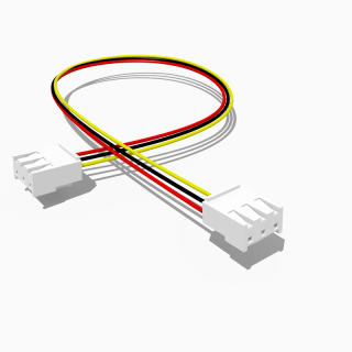 Kabel mit 2 JST VH Buchsen, 3 polig, 10 cm, AWG 20, UL1007