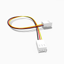 Kabel mit zwei KF 2510 Buchsen 20 cm 3 polig, AWG 26, UL1007