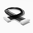 Kabel mit 2 JST EH Buchsen 30 cm 8 polig, AWG 26, UL1571