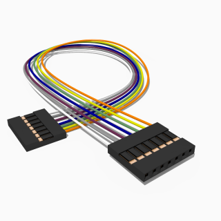 Kabel mit zwei Harwin M20 Buchsen 7 polig, 50 cm AWG 26, UL1571