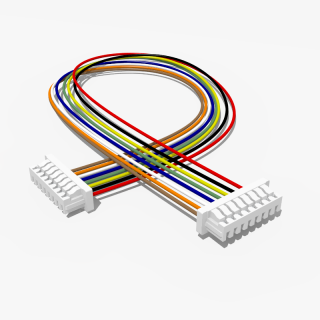 Micro JST Kabel mit zwei Molex PicoBlade Buchsen 15 cm 8 polig, AWG 28, UL1571