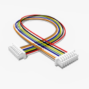 Kabel mit 2 Micro JST Buchsen 8 polig 15 cm AWG 28 UL1571