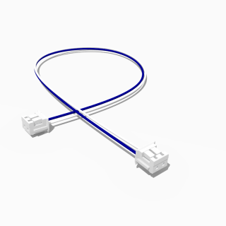 Kabel mit zwei JST ZH Buchsen 50 cm 2 polig, AWG 28, UL1571