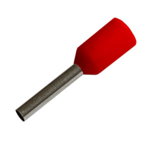 Isolierte Adernendhülse rot, 8 mm, 1 mm², 1000er Pack