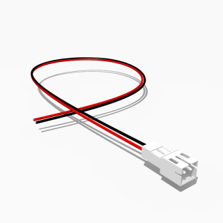 JST PH komp. Stecker mit 20 cm Kabel, 2 polig, AWG 26, UL1007