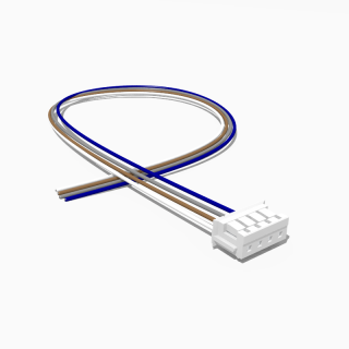 JST ZH Buchse mit 90 cm Kabel, 4 polig, AWG 28, UL1007