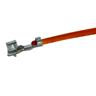 Litze mit einem Crimpkontakt für JST PH Buchse, UL1571, AWG28, 30cm, orange